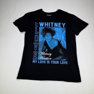 Whitney Houston My Love Is Your‎ Love Black Graphic Tee T Shirt Music Pop